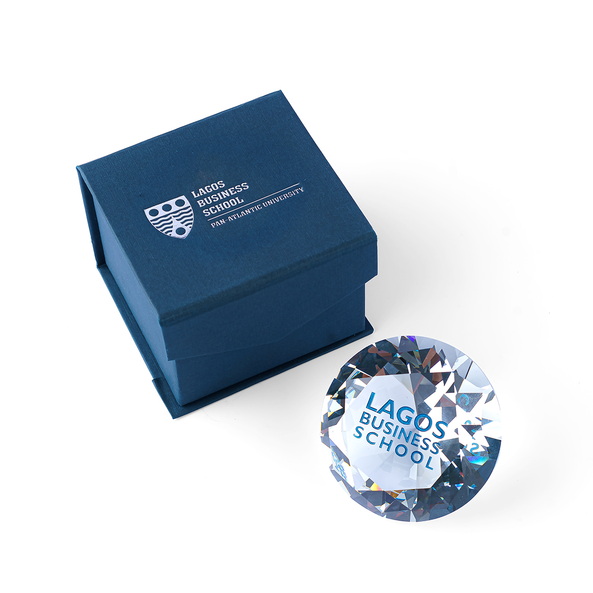 .Crystal Paperweight.